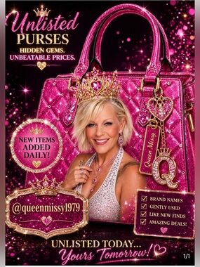 ♥️UNLISTED PURSE - LIVE SHOW♥️